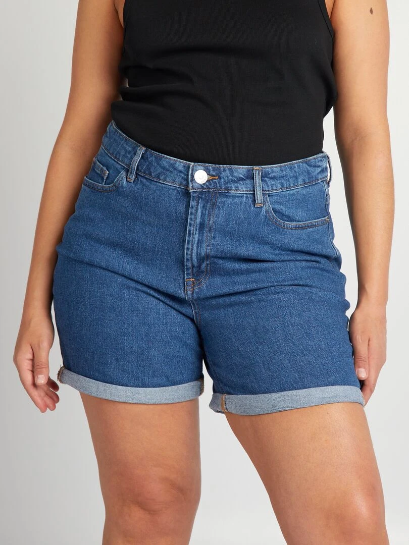 Short en jean à taille haute Stone