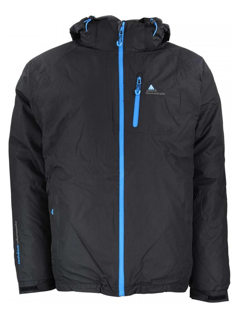 Blouson de ski 3 en 1 homme CIXI PEAK MOUNTAIN Noir Noir