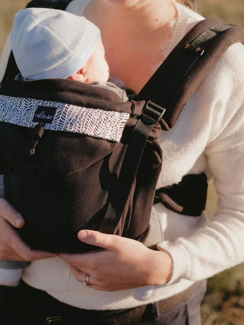Porte bébé préformé Néo ébène Noir
