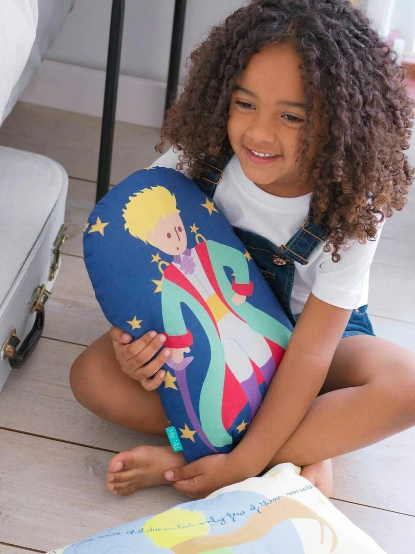 Coussin Le petit prince "Happyfriday" Blanc