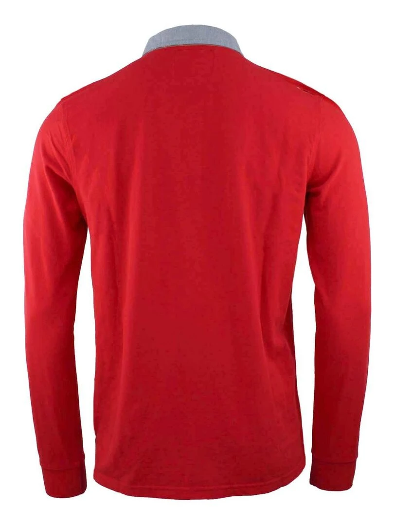 Polo manches longues homme CEDICE VENT DU CAP Rouge