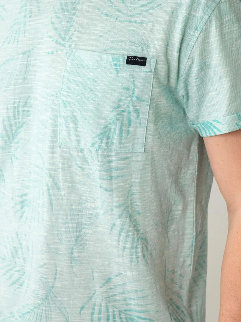 T shirt avec poche pour homme 'Deeluxe'   Bleu Bleu