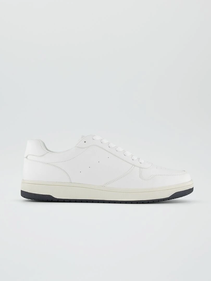 Baskets de ville basses blanc