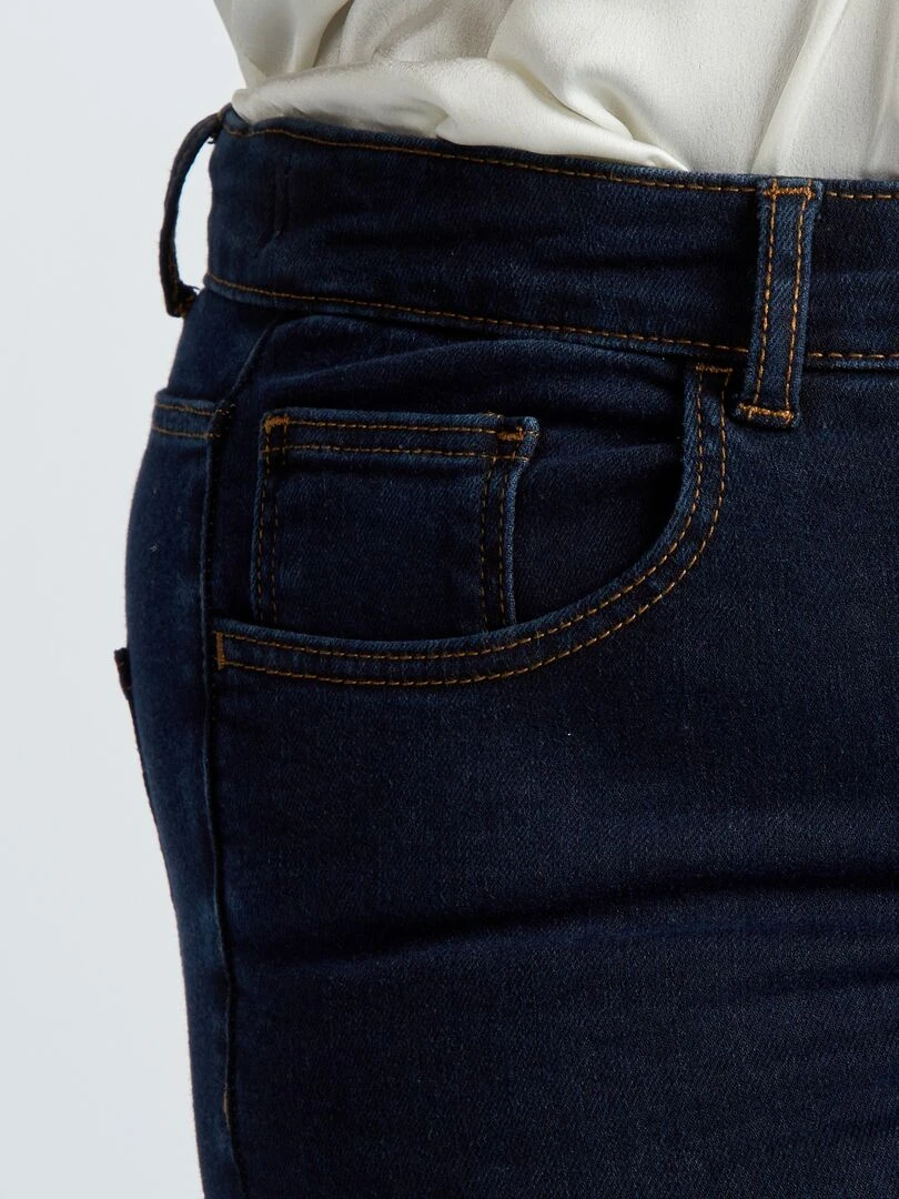 Pantalon skinny stretch   5 poches   L30   Brut