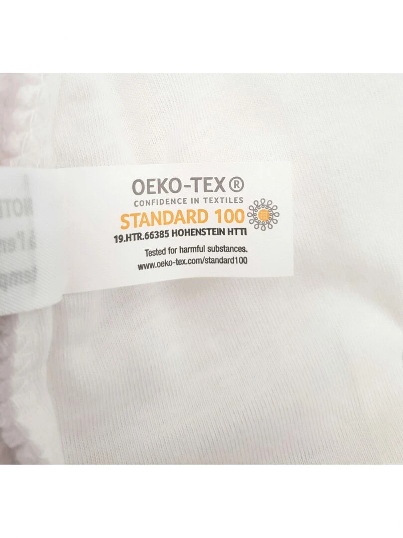 Gigoteuse évolutive 3 6 mois en Velours & Coton Bio Nuage   Blanc