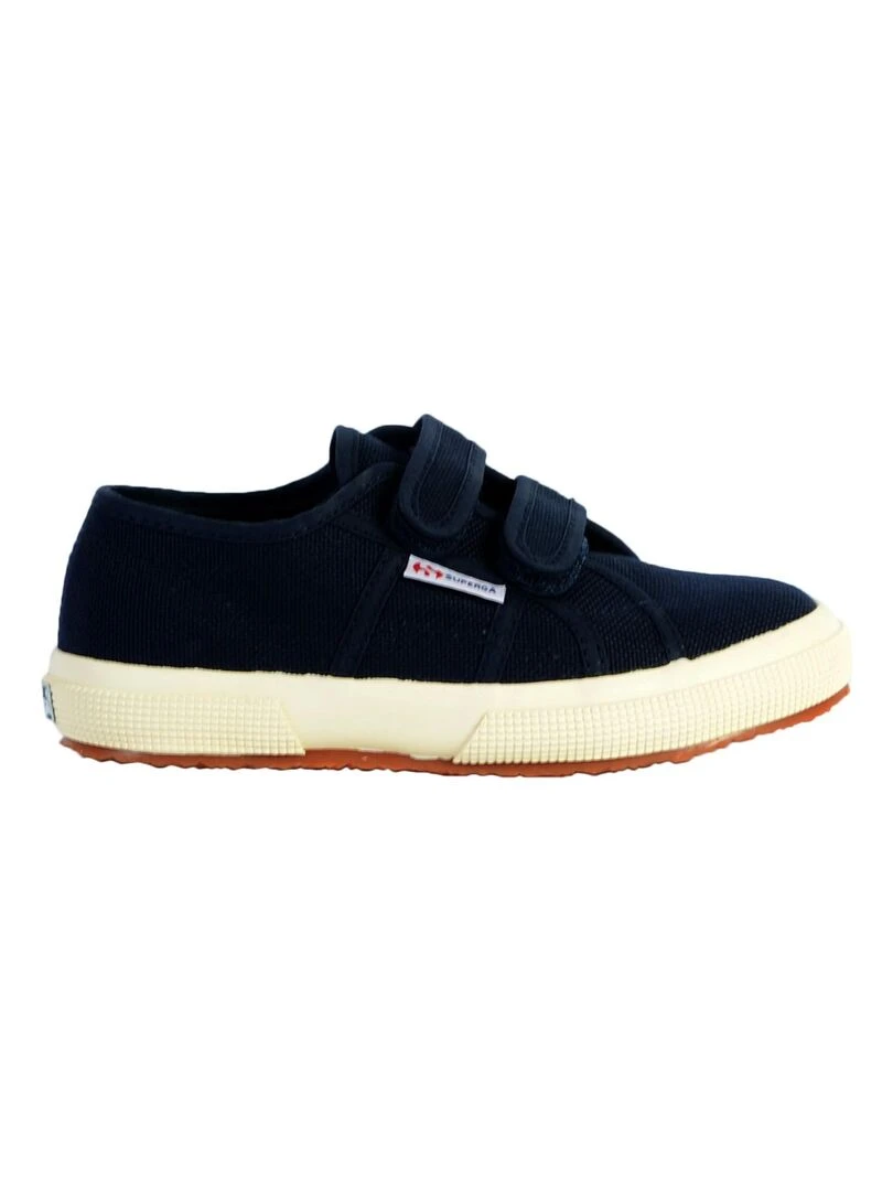 Basket Superga Enfant Cotjstrap Classic Bleu