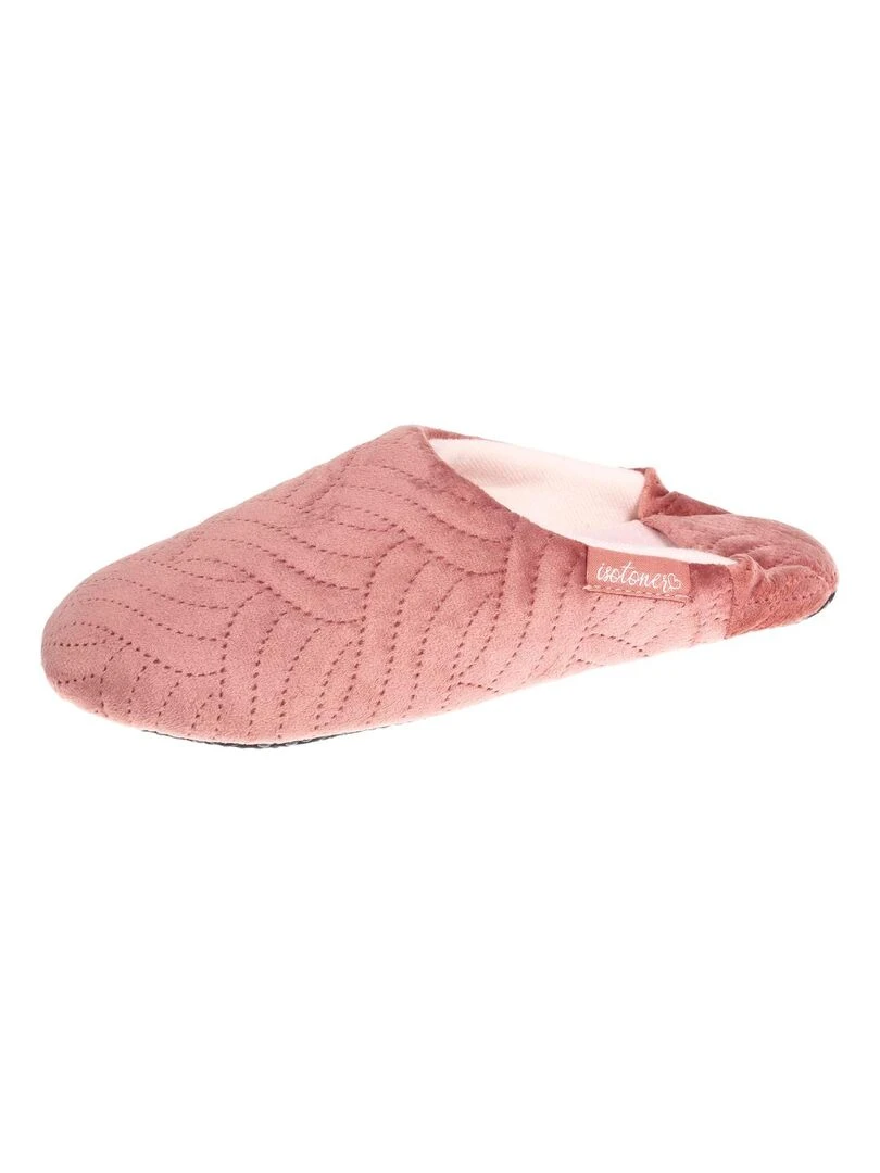 Chaussons babouches Femme Blush Rose