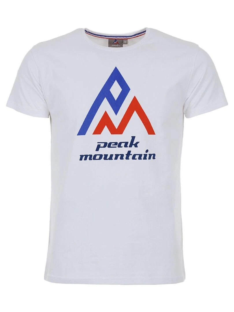 T shirt manches courtes homme CIMES PEAK MOUNTAIN Blanc
