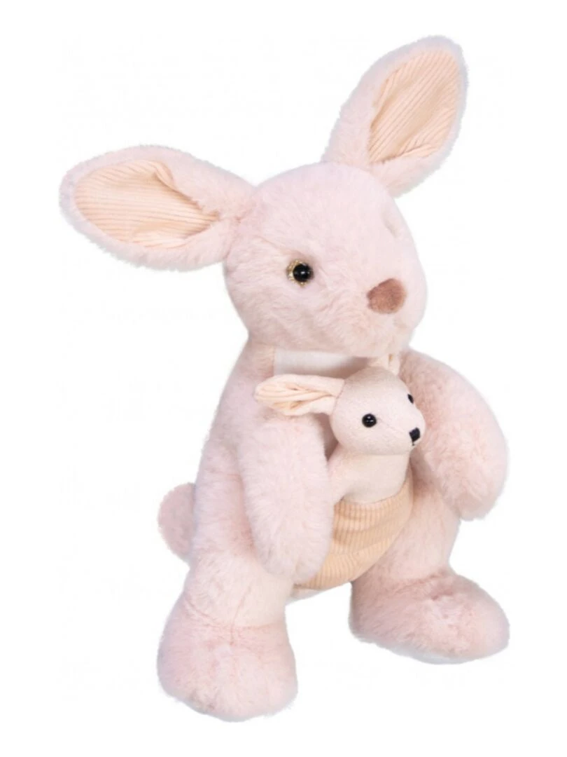Coffret peluche Sidney le kangourou Terre sauvage (30cm)   Rose