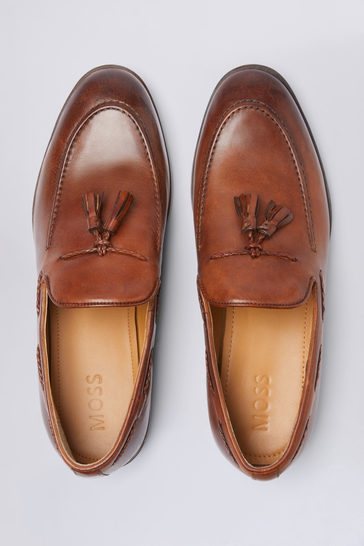 Highgate Brown Tassel Loafers Buy Online at Moss