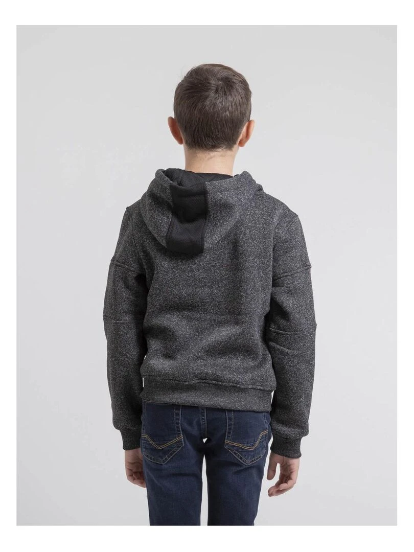 Sweat capuche WOPILO J gris anthracite