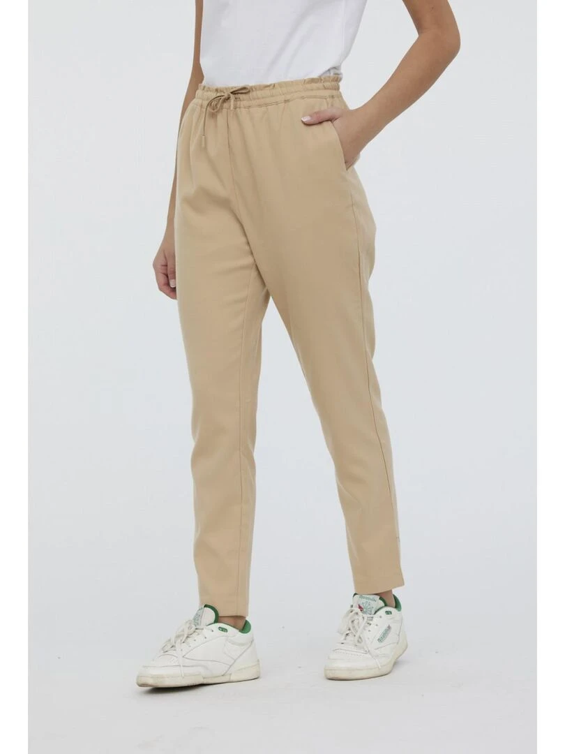 Lee Cooper   Pantalon lyocell regular GURI   Beige sable