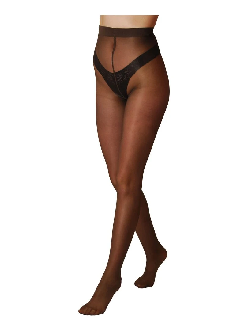 Comfortissimo 40den Collant avec compression graduèle Marron