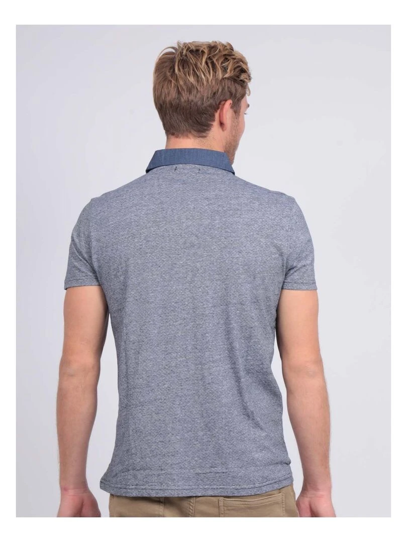 Polo pur coton PUGO Bleu marine