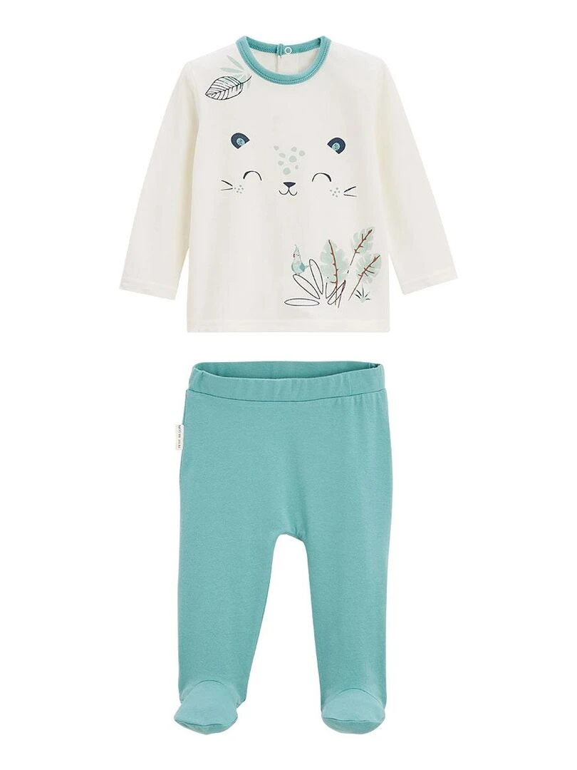 Pyjama bébé 2 pièces Belem Bleu