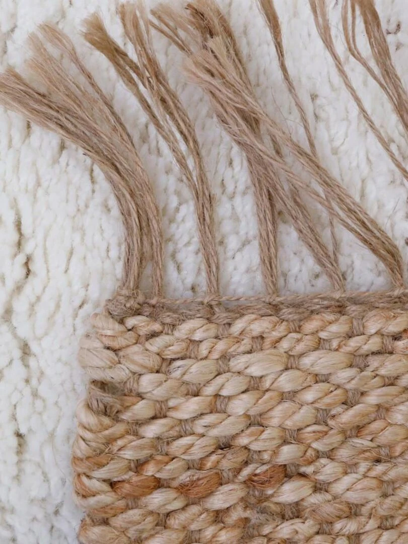 Tapis Jute Elton par Nattiot   Nattiot   Beige coquille