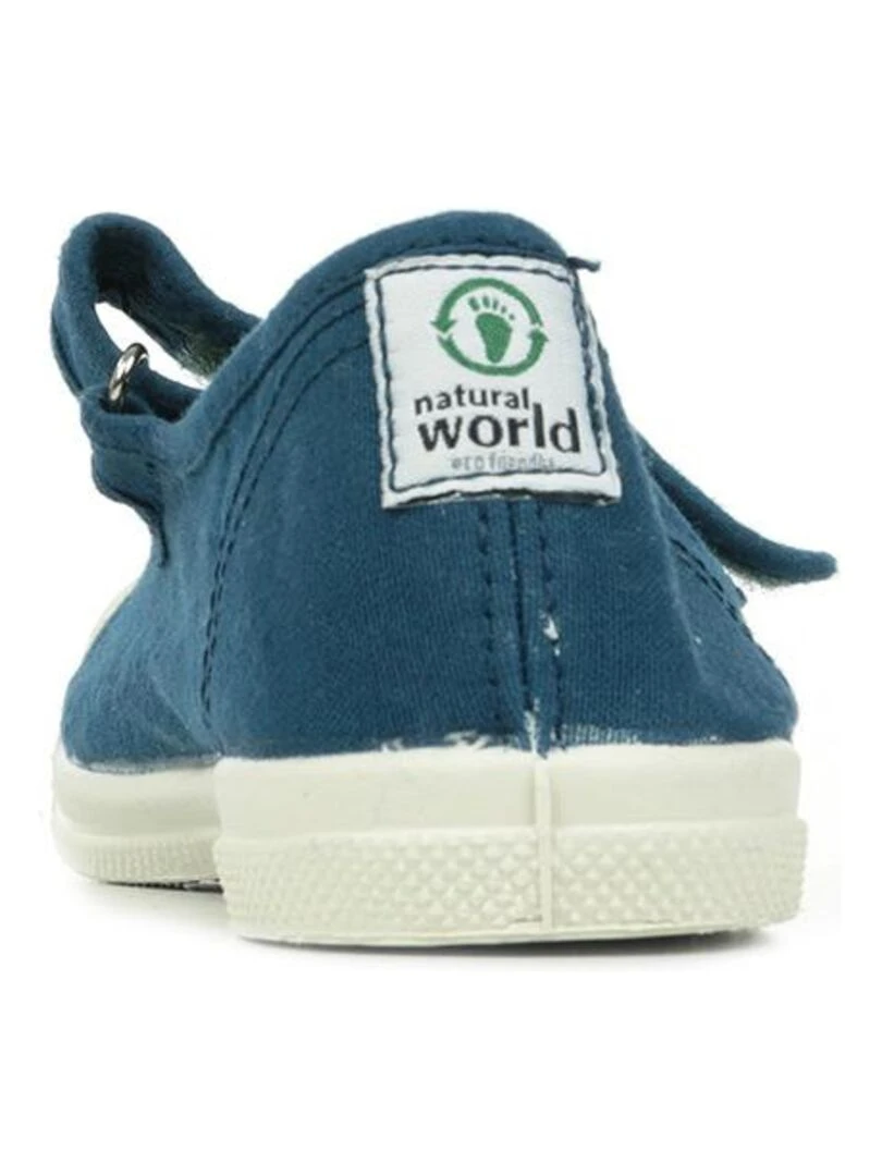 Baskets Natural World Mercedes Tintado   Bleu marine