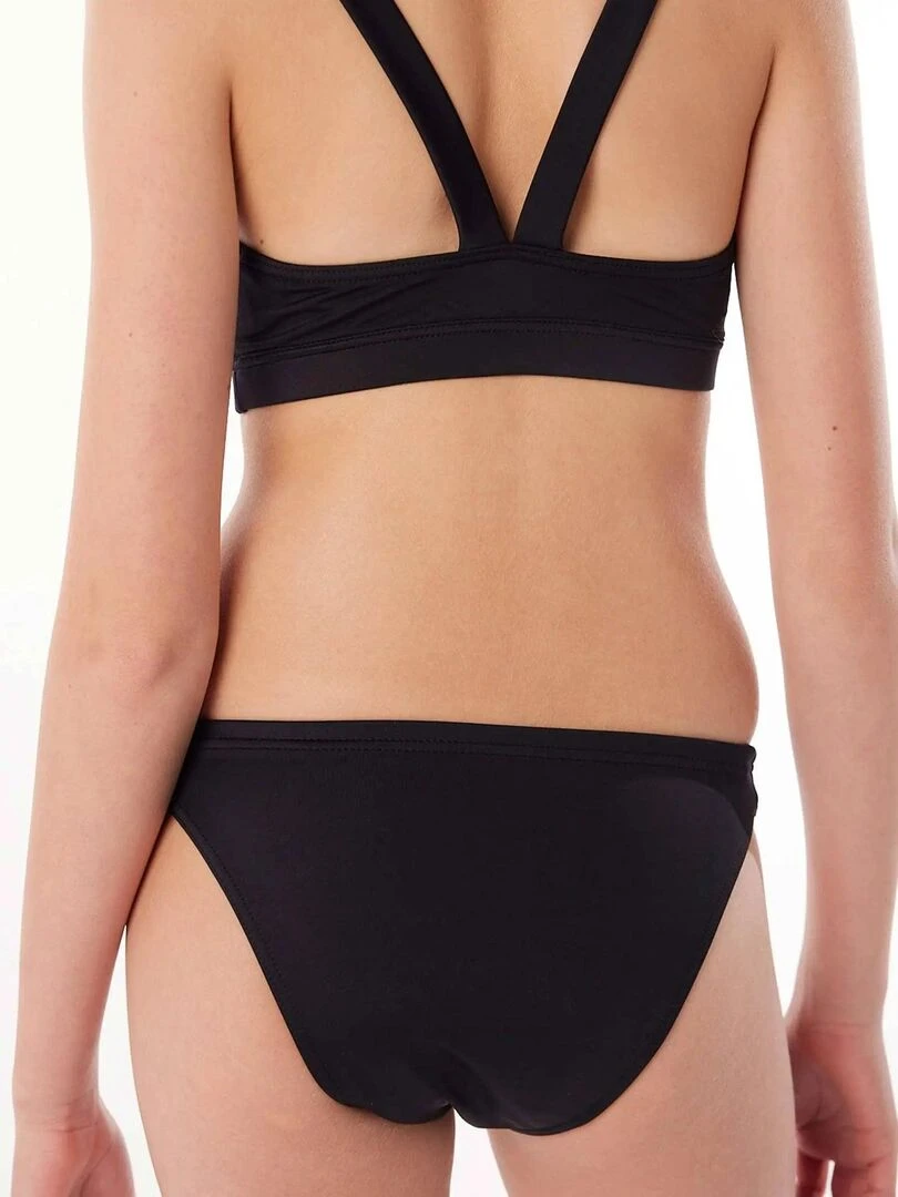 Culotte de Bain Menstruel Bikini ado Noir Noir