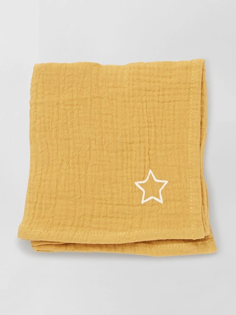 Lot de 2 langes   jaune/ecru