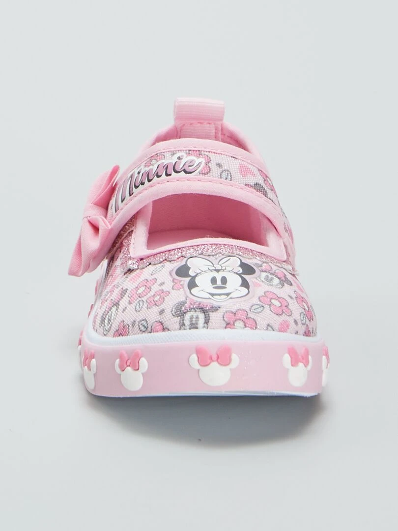 Ballerines en toile ‘Minnie’   Rose