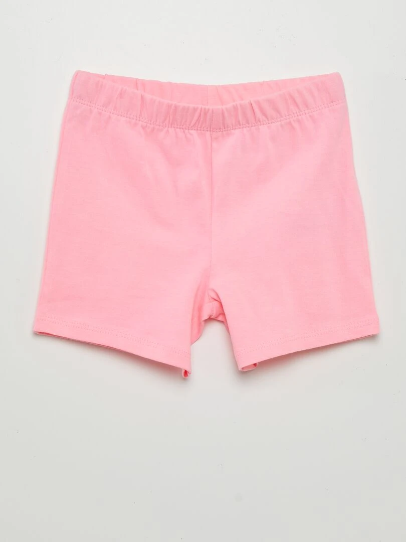 Pyjama short 2 pièces imprimé   Rose