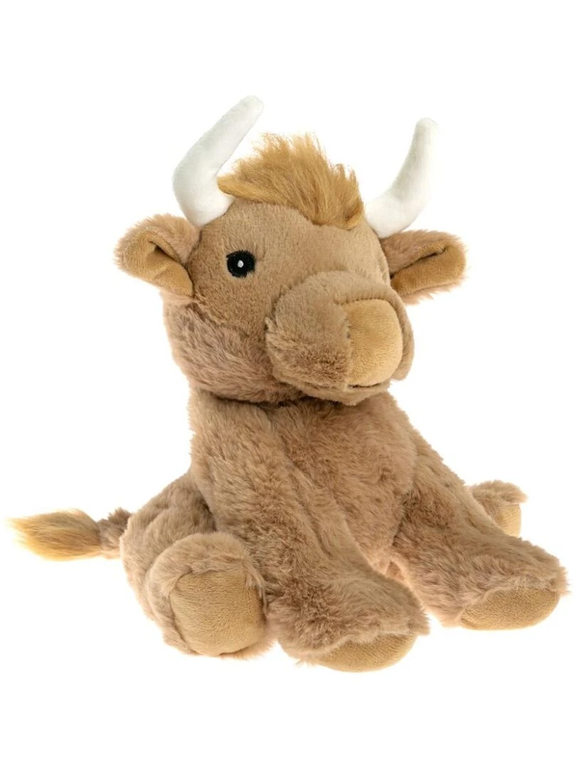 Peluche Bouillotte Yack Made in France Marron