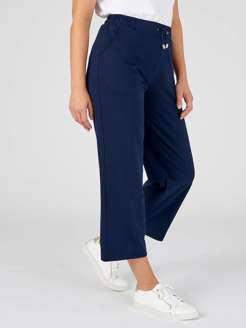 Pantalon de jogging 7/8ème   Happy D. by Damart   Bleu marine