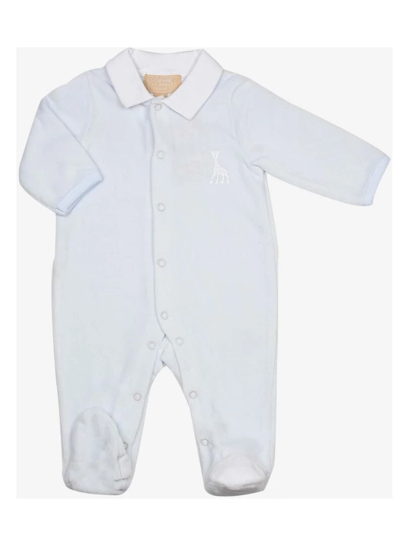 Pyjama En Velours Bleu Sophie La Girafe (3 Mois)   Bleu