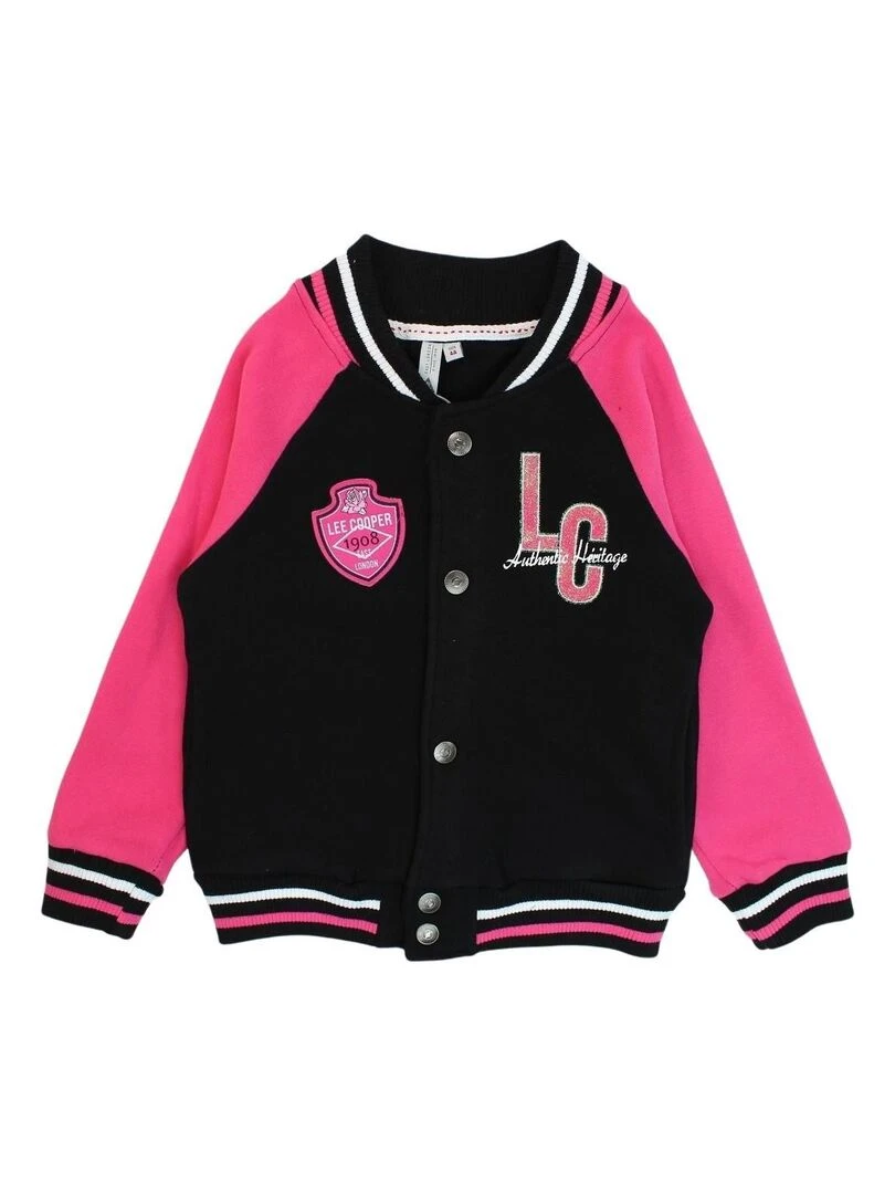 Lee Cooper Veste fille imprimé logo Noir