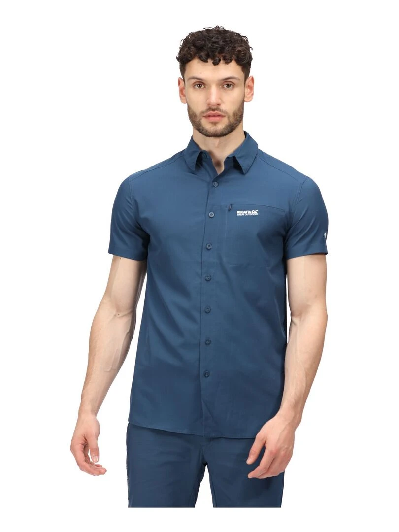 Regatta   Chemise manches courtes KIOGA   Gris foncé