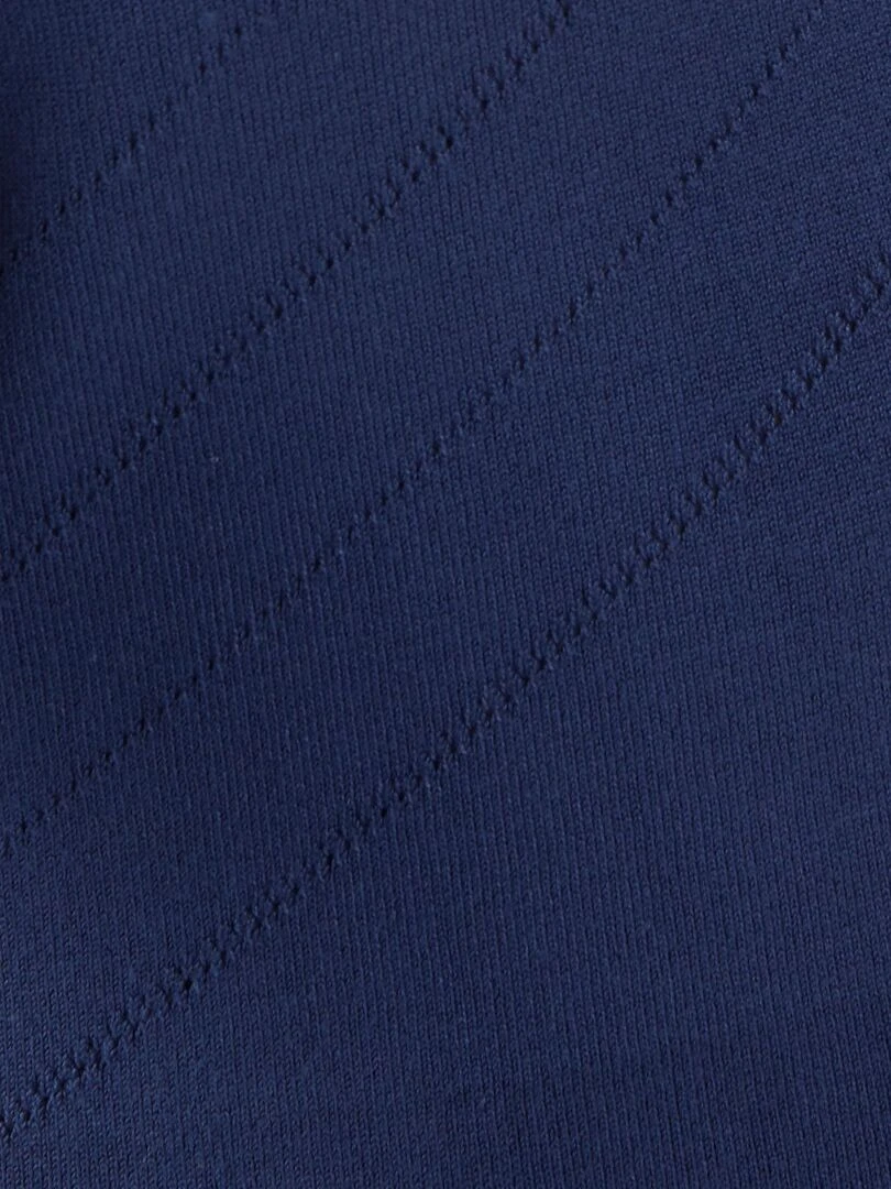 Pull fantaisie fibres viscose Lenzing(TM) EcoVero(TM)   Damart   Bleu marine