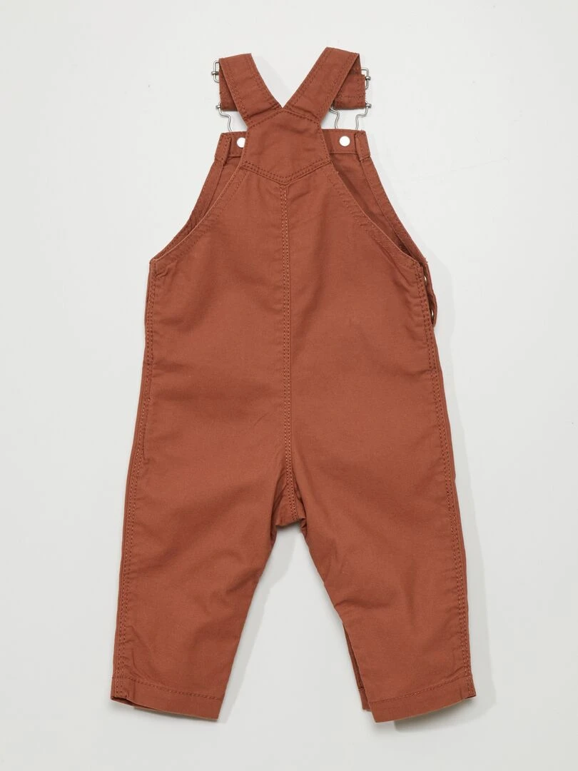 Salopette en coton   Marron