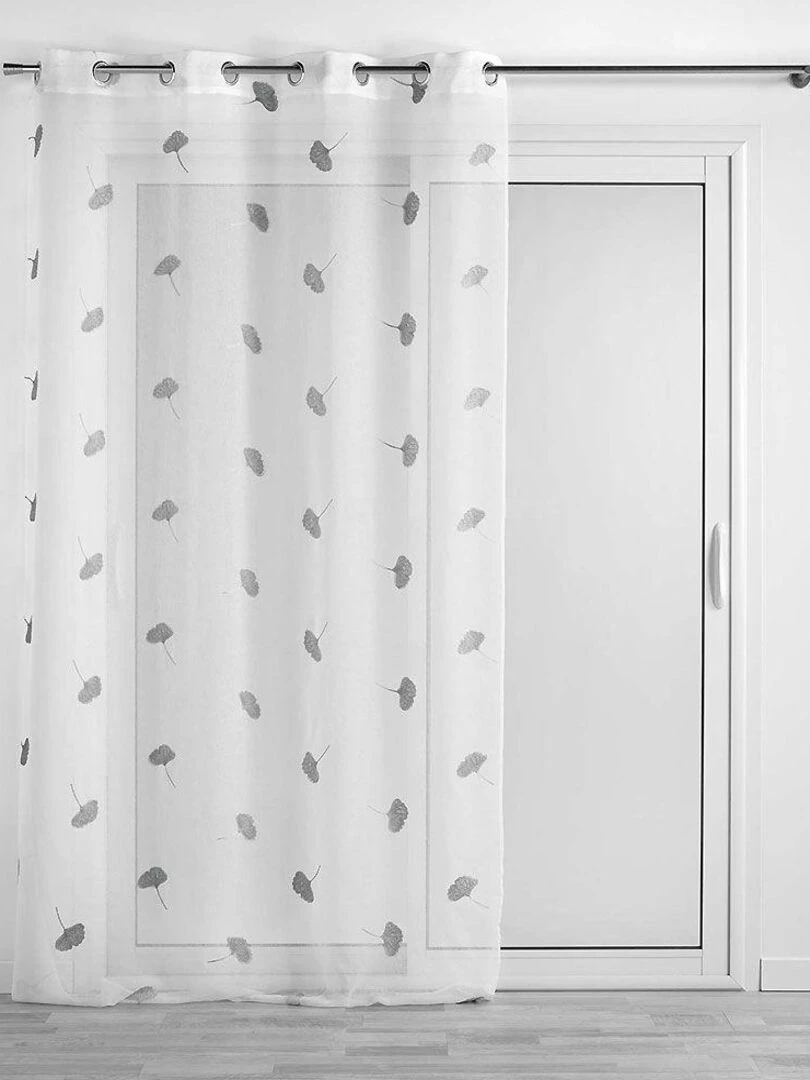 Voilage Ariella   Blanc Gris