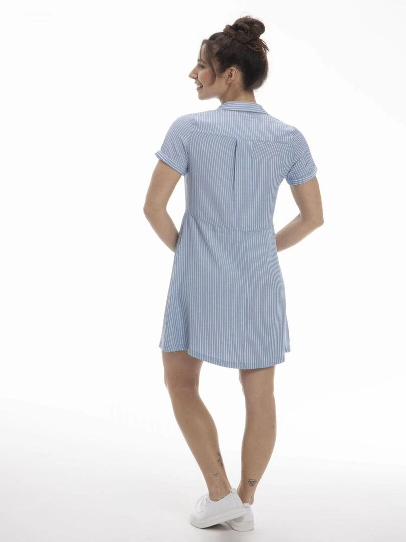 Robe polo REGANE   Gérard Pasquier   Bleu Blanc