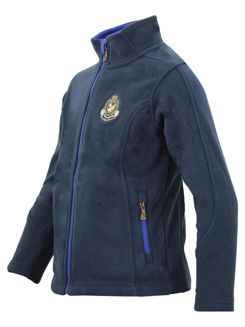 Polaire fille GASAK   PEAK MOUNTAIN   Bleu marine