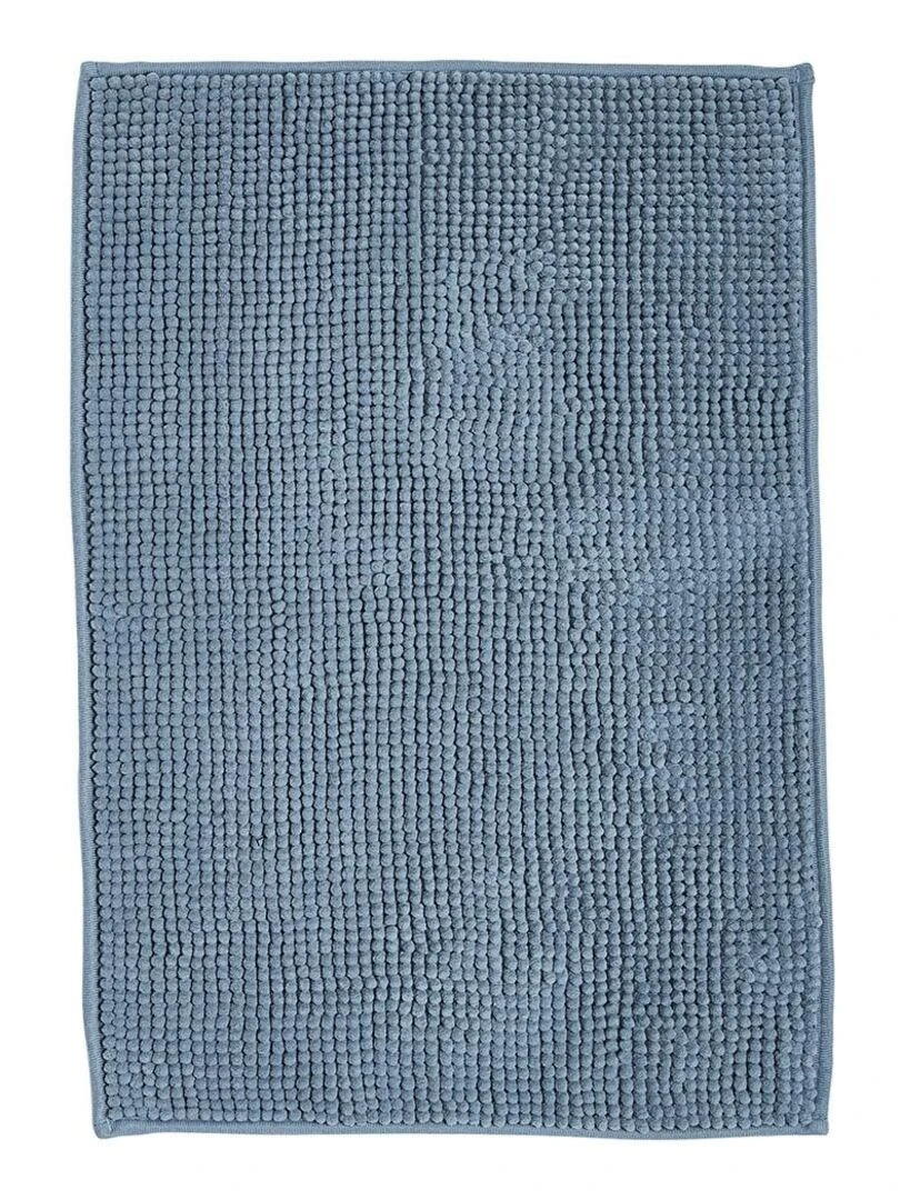 Tapis de bain Bubble uni 'ESSENTIAL' 'TODAY' Bleu ardoise