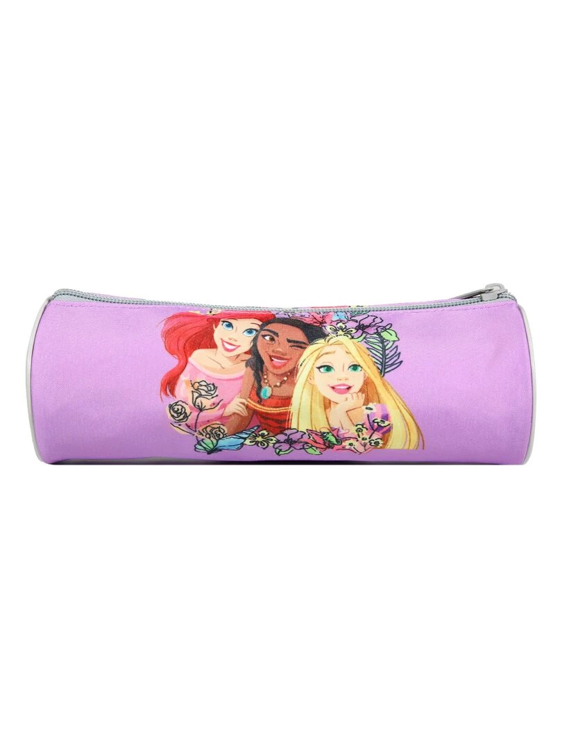 BAGTROTTER Trousse scolaire ronde Disney Princesses Violette   Violet
