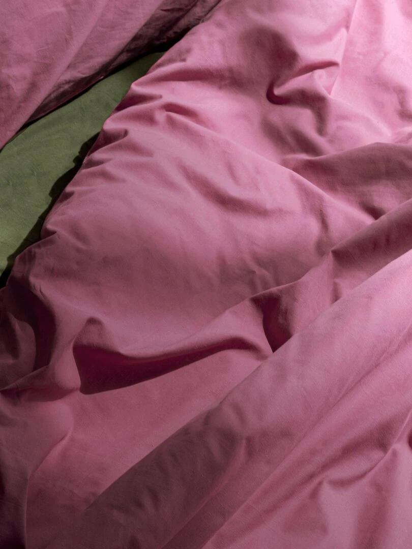 Housse de couette Basic "Happyfriday" Magenta