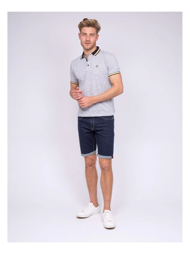 Polo pur coton PEXI   Noir