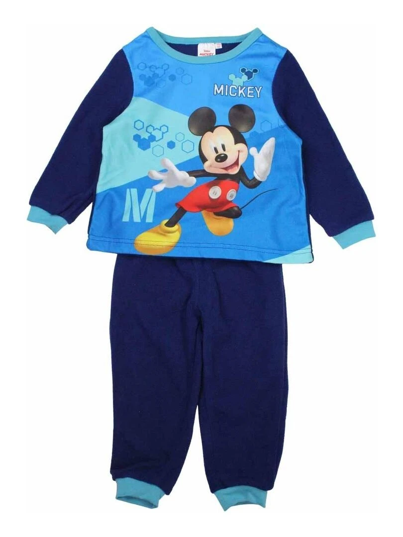 Disney Pyjama garçon imprimé Mickey Bleu marine