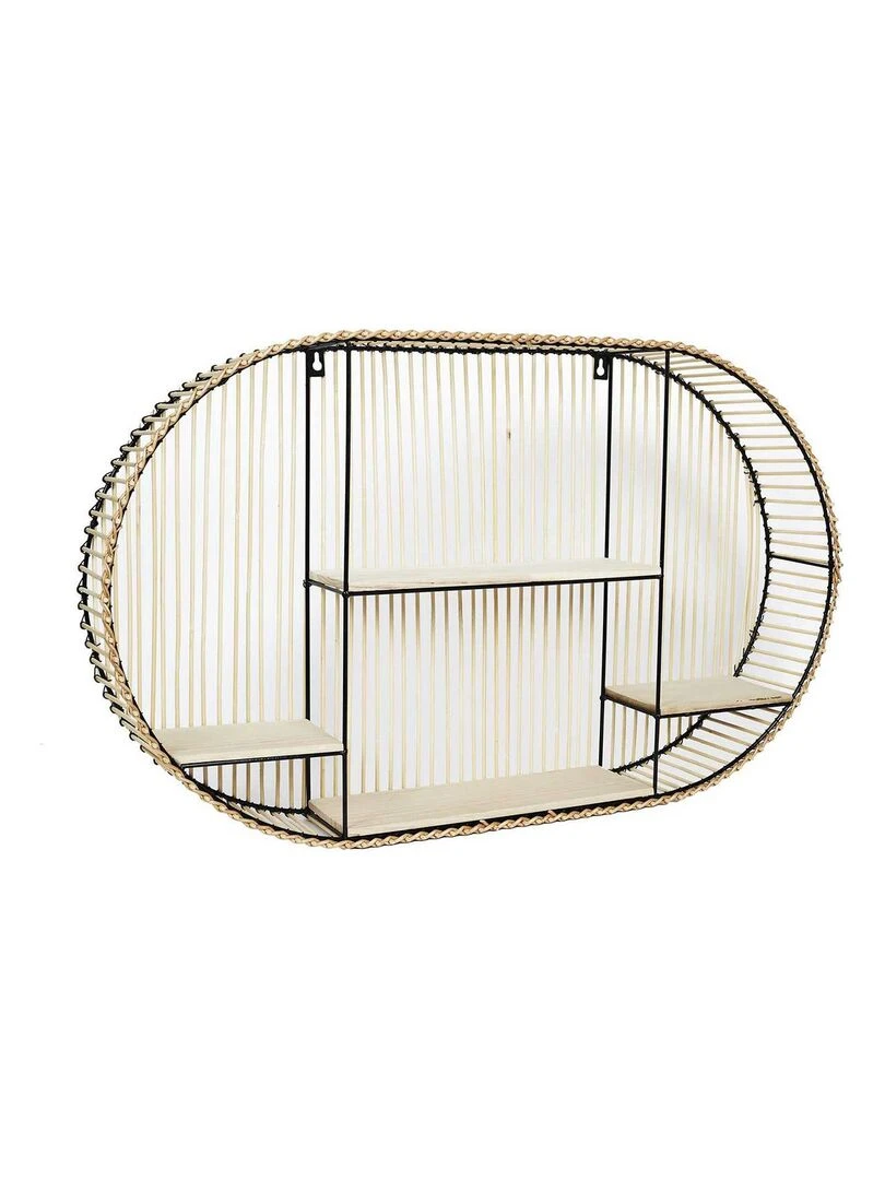 Etagère murale ovale java Beige