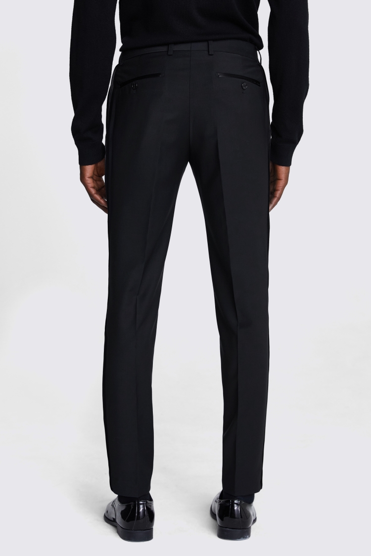 Tailored Fit Performance Black Dress Trousers Buy Online at Moss