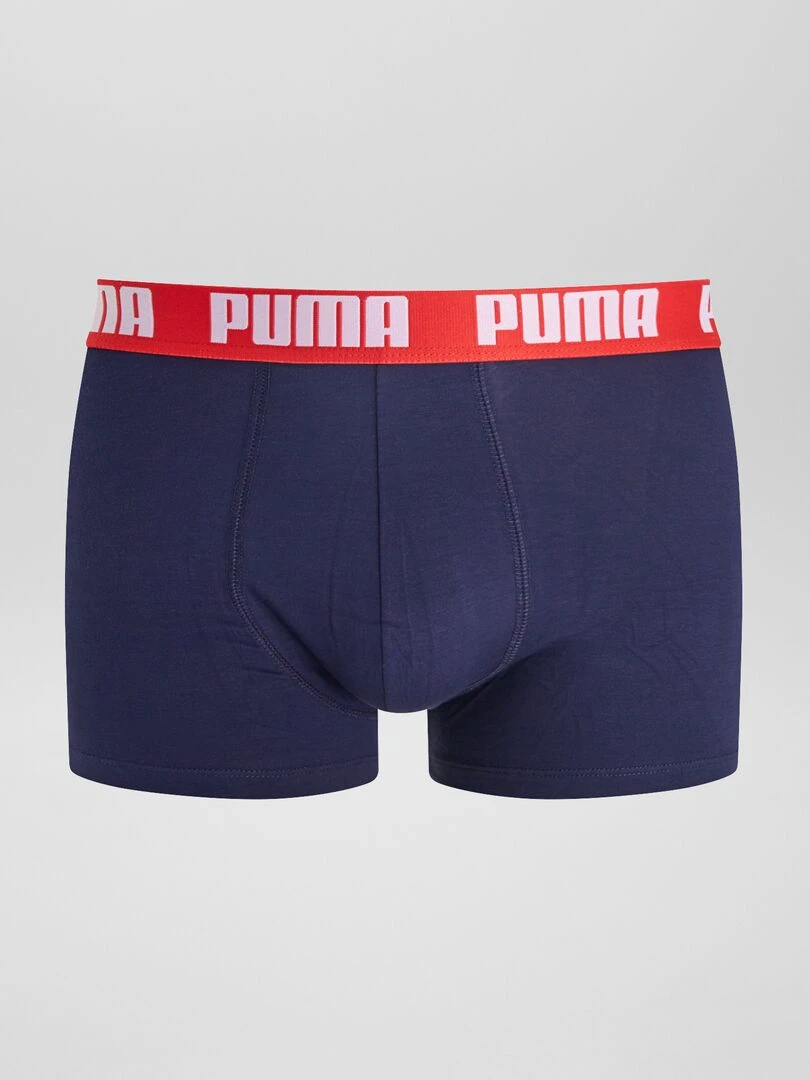Boxers 'Puma'   Lot de 4   Rouge/gris/noir