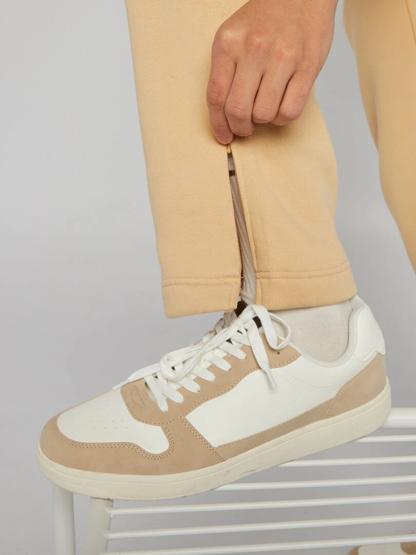 Jogging en molleton   Beige