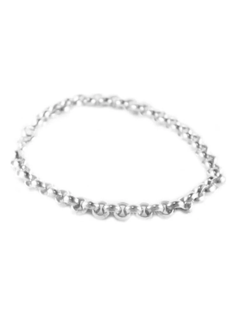 Bracelet en argent chaine maille forçat Bijoucolor Argent