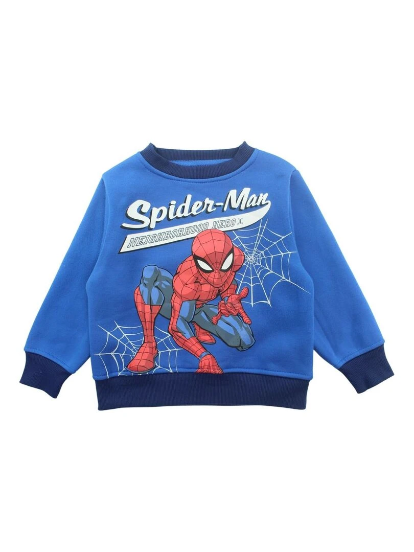 Disney Ensemble Sweat pantalon garçon Imprimé Spiderman Bleu marine