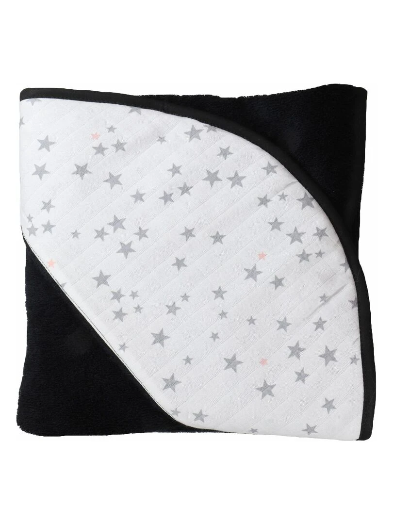 Cape de bain bébé éponge 480gr m² ESTRELAS Noir Noir