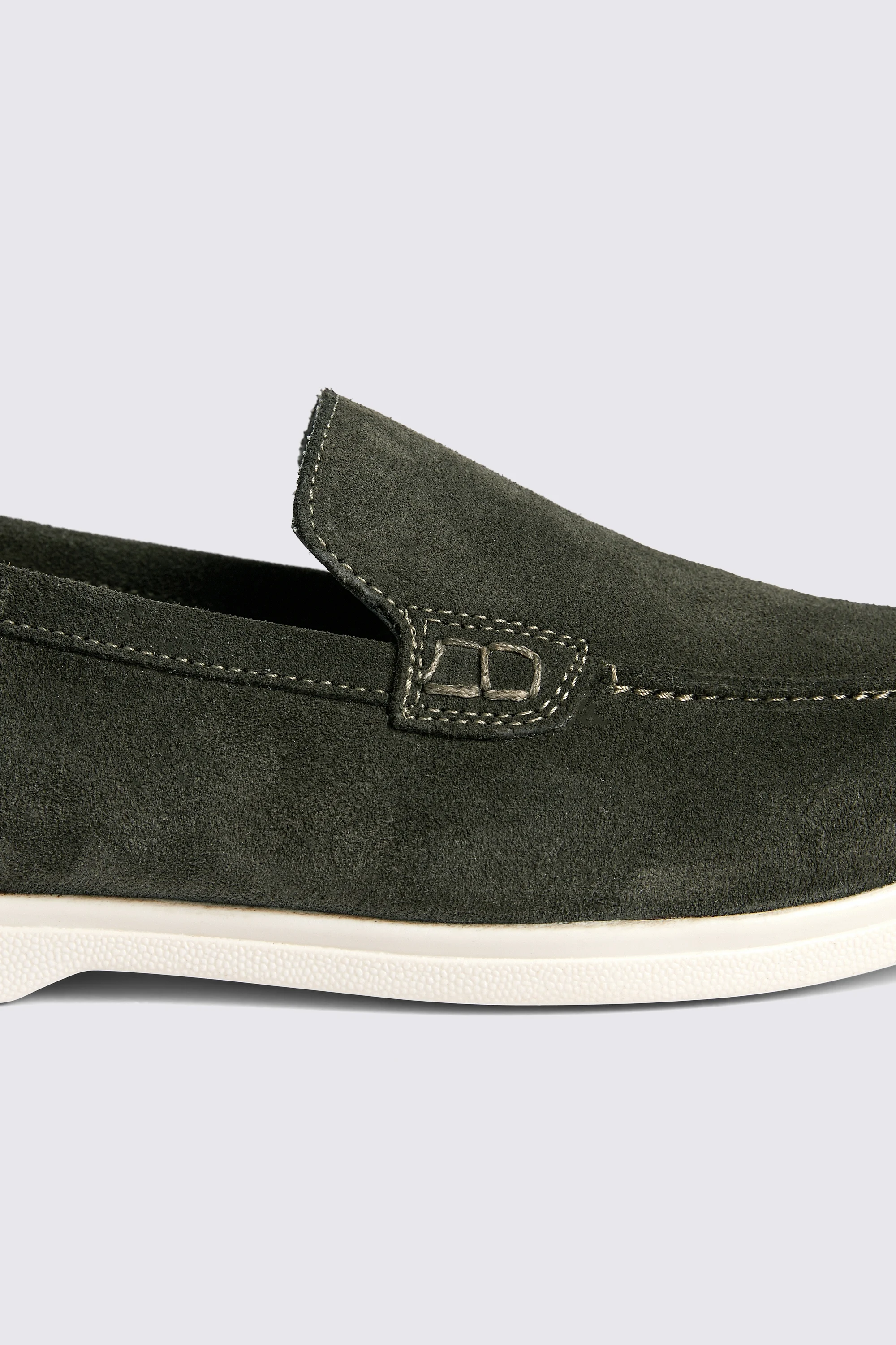 Lewisham Khaki Suede Casual Loafers   Buy Online at Moss
