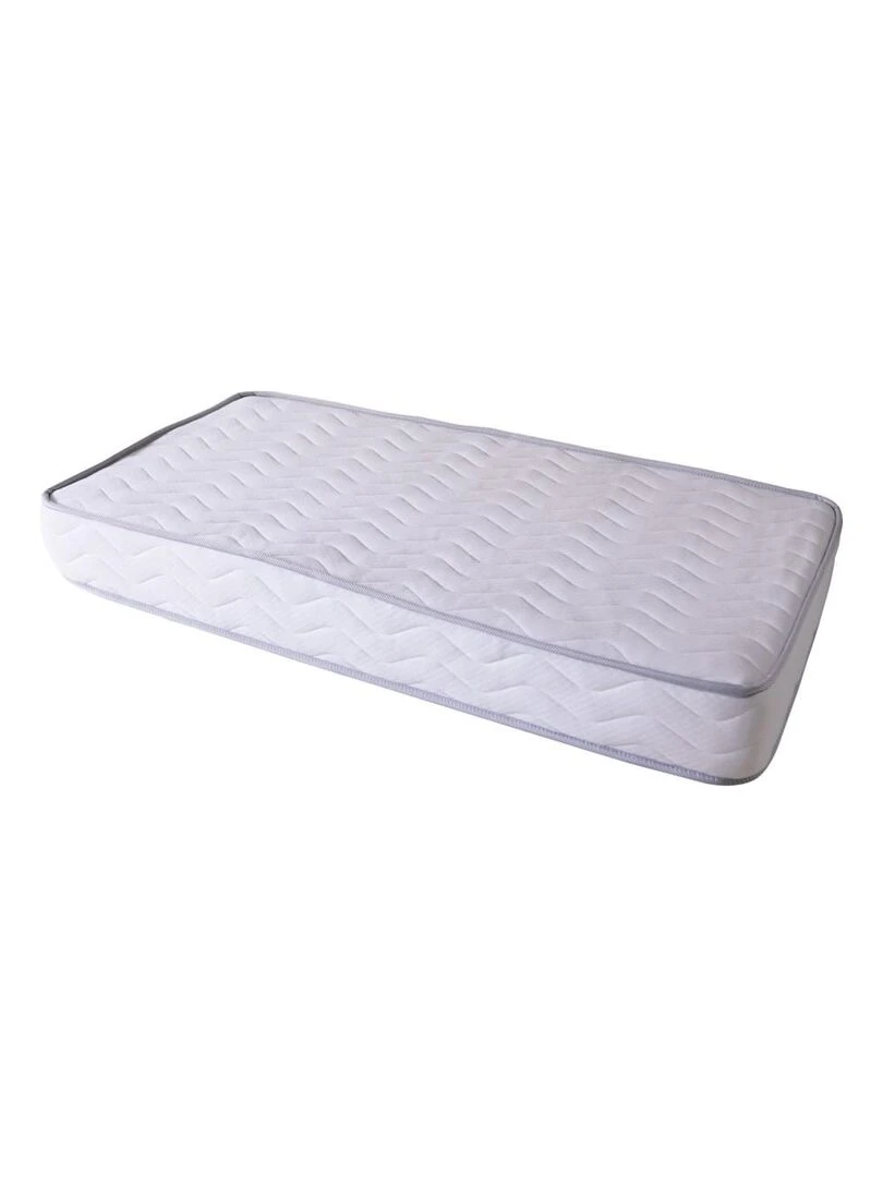 Matelas bébé Confort XXL   60 cm x 120 cm x 15 cm   Blanc
