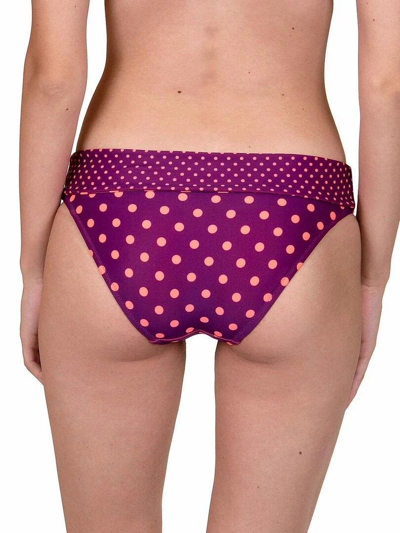 Bas maillot de bain taille haute réglable Linosa   Rose